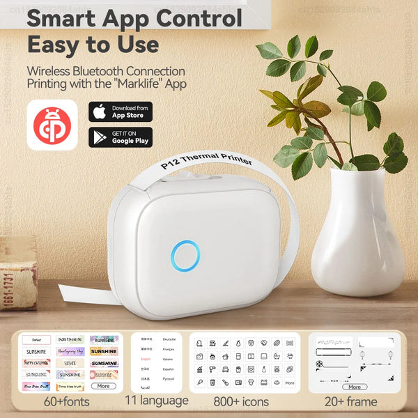 Compact Wireless Label Printer