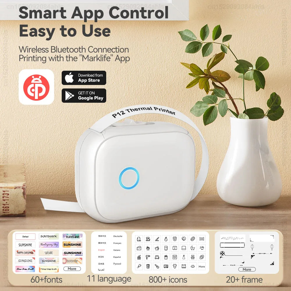 Compact Wireless Label Printer